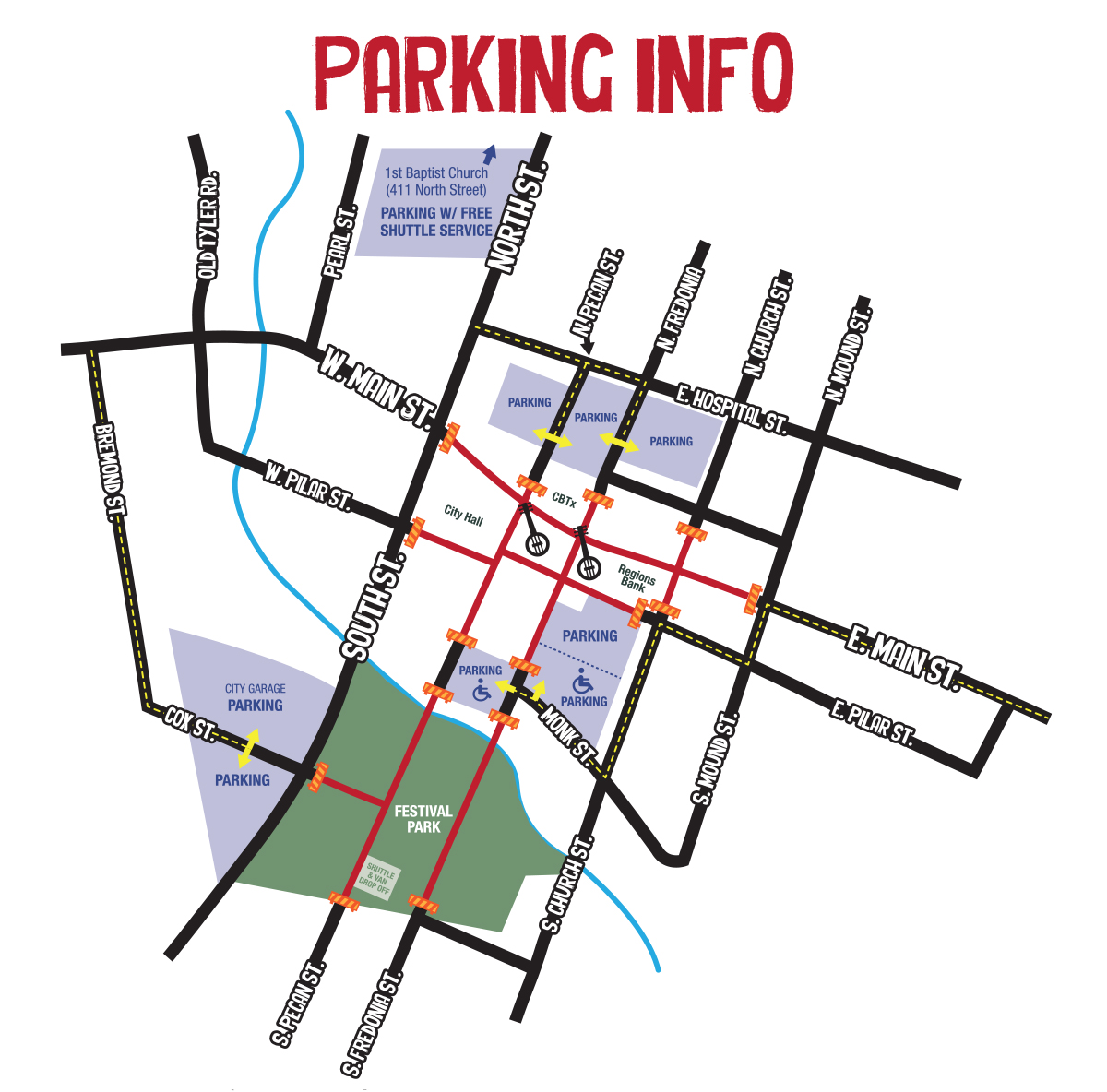 2019 Parking Map